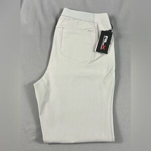 RLX Ralph Lauren Womens Golf Pants 10 Gray Nylon Spandex